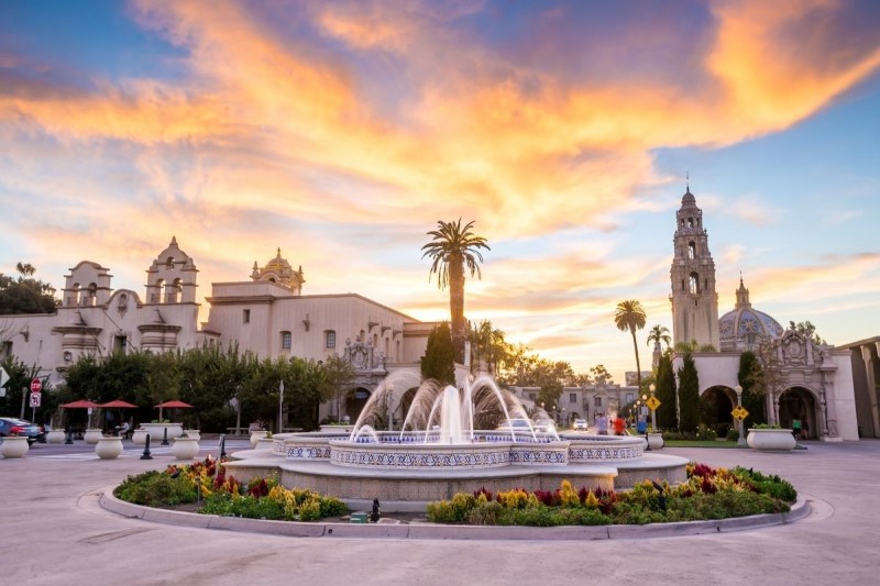 Balboa park at dusk, Cost of living in Los Angeles versus San Diego, Living in San Diego real estate (4)
