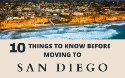 10 Things to know before moving to San Diego